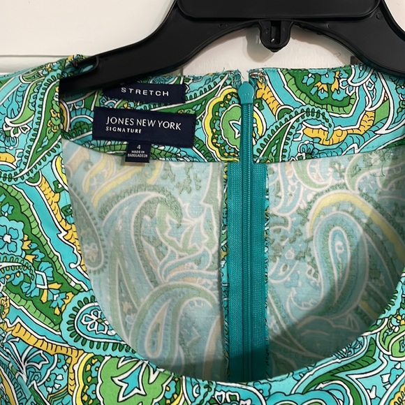 Jones of New York - size 4 - paisley dress - Picture 2 of 12